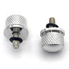 LEXOR CNC 1/4-20" Knurled Seat Bolts Universal Fit Harley Sportster