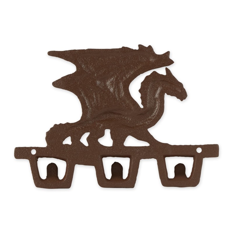 DII Decorative Cast Iron Wall Hook Collection, Dragon
