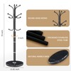 LOZABEE Metal Coat Rack Stand, Modern Freestanding Coat Rack with