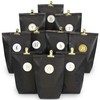 PAPIERDRACHEN Extravagant Advent Calendar for Filling - with 24 Black