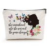 Inspirational Gifts for Women Girls, Positive Affirmation Makeup Bag, Encouragement