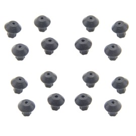 WB2K101 Range Burner Grate Rubber Feet Kit (16 Pcs) Gas Range Burner Grate Feet, Rubber, Foot Compatible with GE and Kenmore Burner Grate Replace Part Number WB02T10461 AP2622260 PS241358