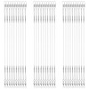 30pcs Fishing Leaders, 11.22 Inch Stainless Steel Leader Wires with