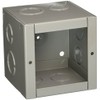 Hoffman ASE4X4X4 Pull Box, Screw Cover with Knockouts, Steel, 4"