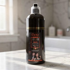 Shampoo Dexe Argán Tinte Rápido Color Negro 420