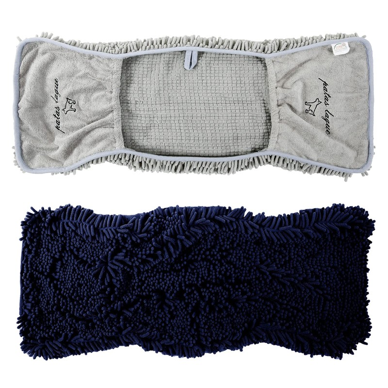 Patas Lague 2 Pack Absorbent Dog Towel for Drying Dogs