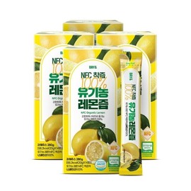 Day& NFC Juice 100 Organic Lemon Juice 14 packs 4 boxes / 데이앤 NFC착즙 100 유기농레몬즙 14포 4박스