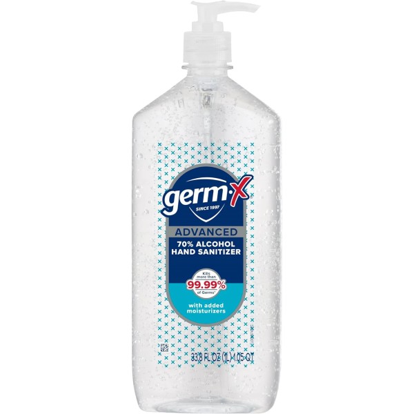 Does not apply Advanced Hand Sanitizer, Non-Drying Moisturizing Clear Gel,