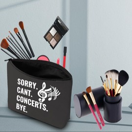 Sorry Can't Concert Bye Music Festival Cosmetic Bag Gift Concert Lover Gift, Concert Bye B