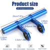 20cm Professional Handlebar Extension Frame Bike Handlebar Extend Bracket Double