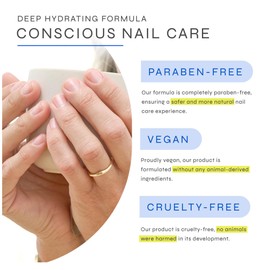 Dr. Dana Beauty Dr. Dana Hydrating Nail Treatment and Natural Nail Strengthener for Instant Shine and Lustrous Healthy Nails - Non Greasy Gel oil Hybrid Formula - Nail Growth and Repair
