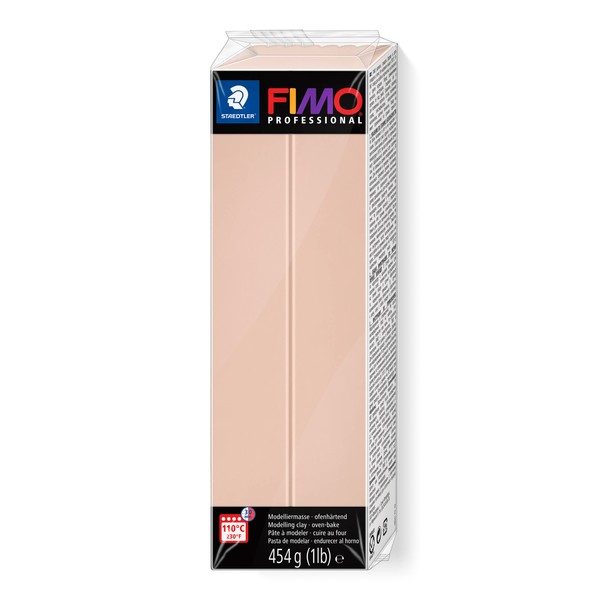 STAEDTLER FIMO Professional 8041-432 ST Modelling Clay, 454 g, Rose,