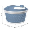 Rotho 1722406161 Fresh Salad Spinner Plastic (PP) BPA-Free, Blue/Transparent, 4.5