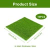 HUANR Artificial Grass for Crafts, Pack of 10 Artificial Grass