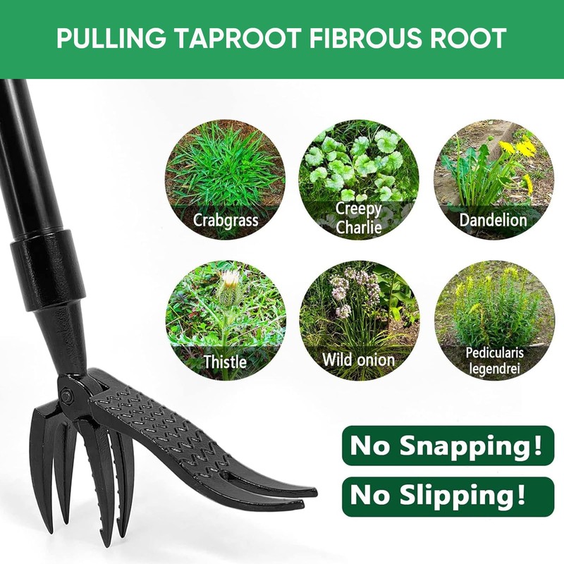 ZALAOR Weed Puller Tool for Garden – Stand Up Weed
