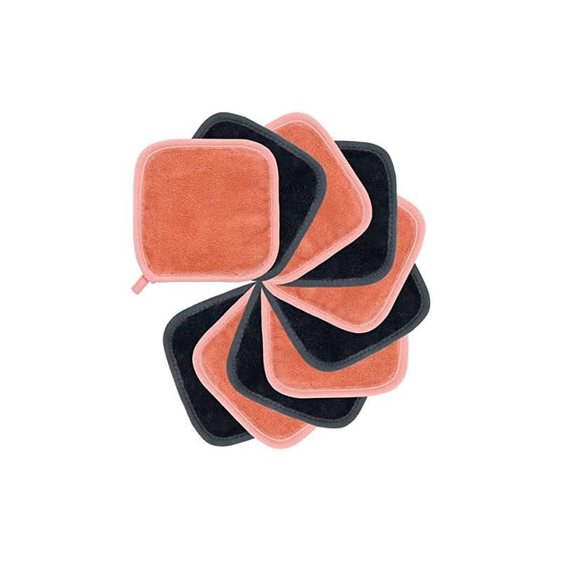 POLYTE Paño Desmaquillante Facial de Microfibra, 15.2x15.2 cm, 10 Pzas