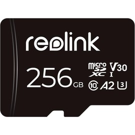 Reolink Tarjeta de memoria microSDXC Clase 10 A2 V30 U3 TF de 256 GB