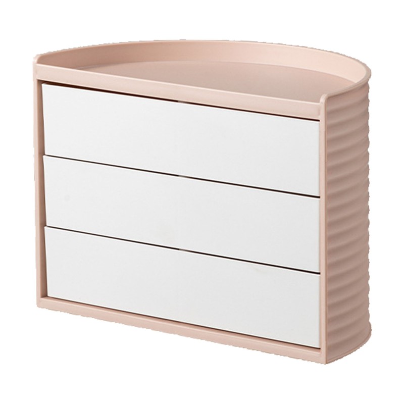 Makeup Organizer Ins Style 360 Degree Rotation Unique Semi Circular