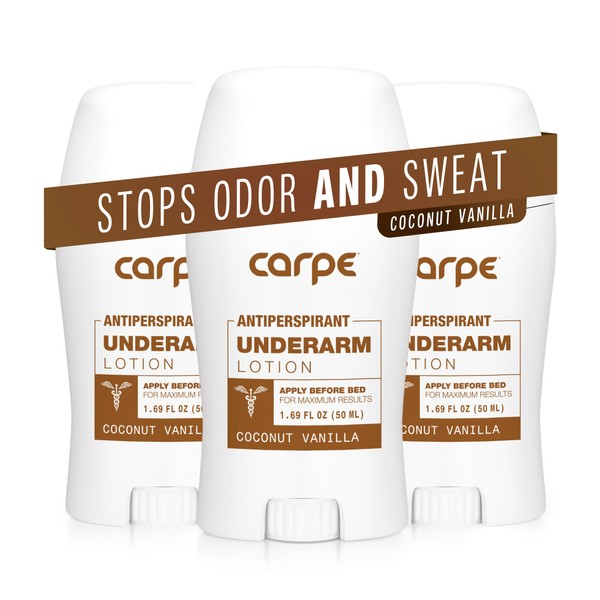 Carpe Carpe Underarm Antiperspirant and Deodorant, Clinical strength with Coconut