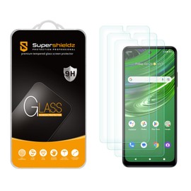 Supershieldz (3 Pack) Designed for Cricket Outlast and AT&T Jetmore Tempered Glass Screen Protector, Anti Scratch, Bubble Free