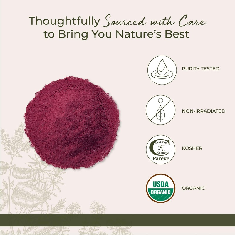 Starwest Botanicals Organic Beet Root Powder for Men & Women