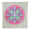Oussum Pink Floral Tapestry Wall Hanging Hippie Bedspread Dorm Decor