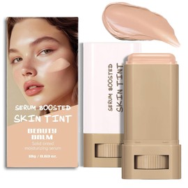 Foundation Stick, Beauty Balm Serum Boosted Skin Tint, Tinted Moisturizer, Skin Tint for Black Women, Contour Stick for Face Makeup, Buildable Foundation, Natural Finish, All-Day Wear (# 05)