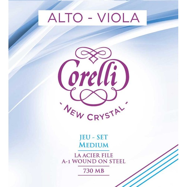 Corelli Viola strings Crystal Set with A ball end Medium 730MB