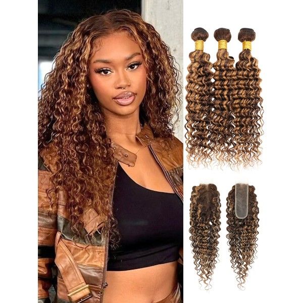 AUROO 12A Honey Blonde Highlight 2x6 HD Lace Closure with