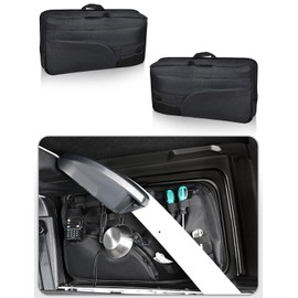 JROAD Bronco Rear Side Window Storage bag Compatible With Ford Bronco 2021~2025 4 Door Accessories Side Window Cargo Suction Organizer Storage (Exclude Bronco Raptor & Sport,Soft Top 2/4-Door)