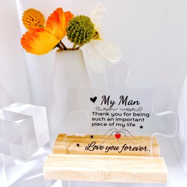 Boyfriend Gifts - Valentines Gifts for Him, Anniversary Present for Him, Gifts for Boyfriends, Gifts for Husband, Husband Birthday Gifts, Meaningful Gifts for Him, I Love You Gifts for Him My Man
