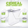 Utopia Kitchen Cereal Containers Storage Set – 3 Pack 4L(135.2
