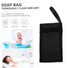 Minkissy 2sets Bar Soap Scrubber Pouch Mesh Soap Mesh Bag