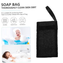 Minkissy 2sets Bar Soap Scrubber Pouch Mesh Soap Mesh Bag for Bath Body Cleaning 4pcs*2