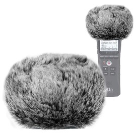 SUNMON Furry Windscreen Muff for Zoom H1n Handy Recorder, Furry Foam Cover Deadcat Fur Pop Filter