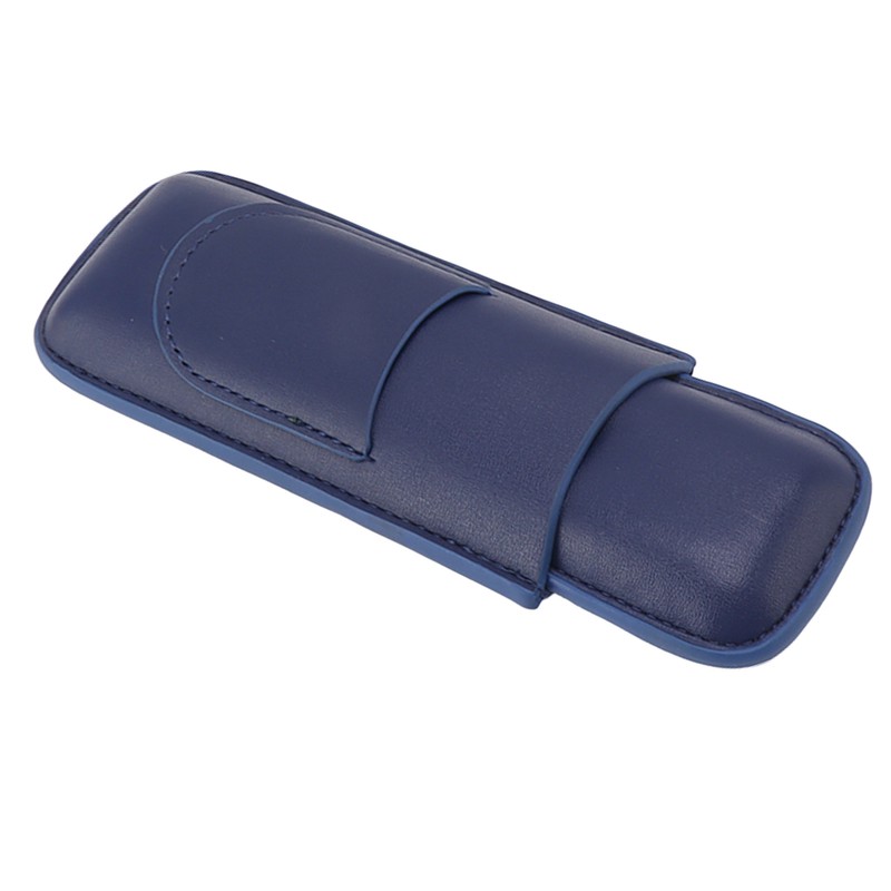 Cigar Case Elegant Vintage Hand Crafted Slim Portable 2 Fingers