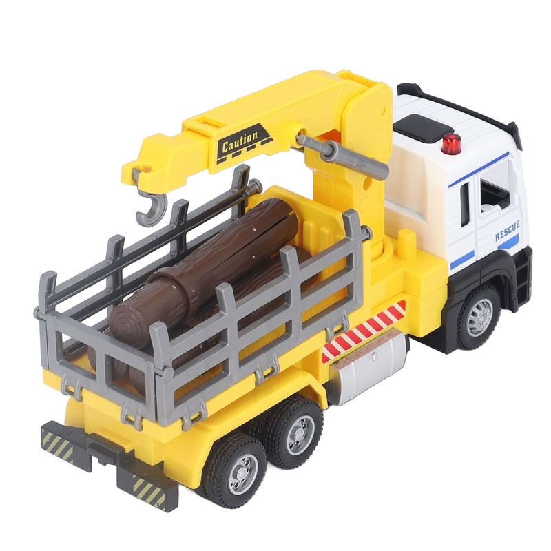 Logging Truck Toy 1:32 Log Vehicle Model with Light Music