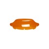 POWER JAMES Orange PMMA Acrylic 7.0" Height Windshield Windscreen for