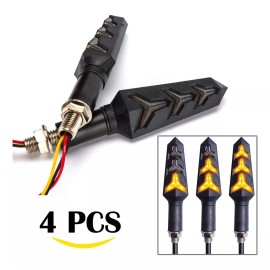 Wnatn Direccionales Led Para Motocicleta, 4 Piezas