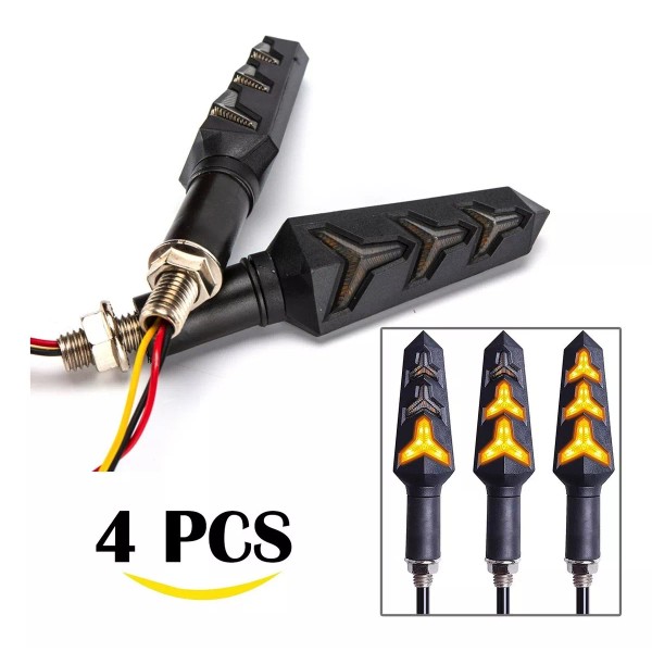 Wnatn Direccionales Led Para Motocicleta, 4 Piezas