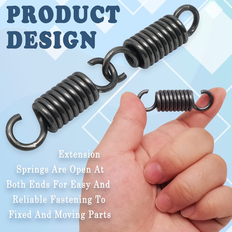 Metal Dual Hook Tension Spring,Strong Tension Spring,Wire Diameter 2.5mm, Outer