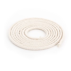 NKlaus 3 Metre Round Wick 100% Pure Cotton 8.0 mm Wide for Oil Lamp Kerosene Lamp