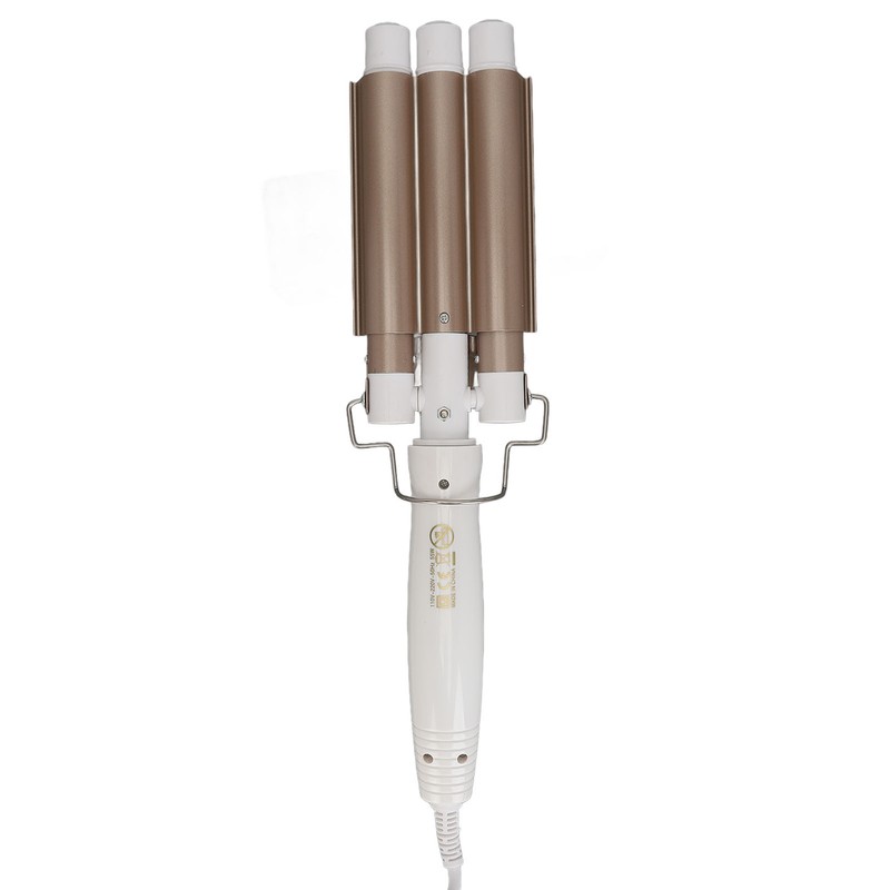 Wavy Curling Wand 3 Barrel Hair Crimper Dry and Wet