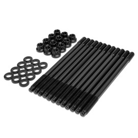 Auto Dynasty 12-Point Hex Nut Engine Cylinder Head Studs Assembly Kit for Baja Forester Impreza Legacy Outback 2.0T 2.5T 2.5L 96-11