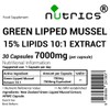Nutrics® Green Lipped Mussel Extract Capsules 7,000mg per Capsule 15%