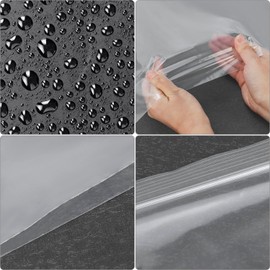 QWORK® Pack of 20 Ziplock Bags, 40 x 60 cm, Lockable Bags, Large, Reusable Plastic Bags, for Shoes, Clothes, Sheets