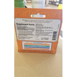 Himalaya PartySmart 12 Cápsulas Vegetarianas – Remedio Antiresaca Natural – Apoya la Metabolización del Alcohol y la Desintoxicación