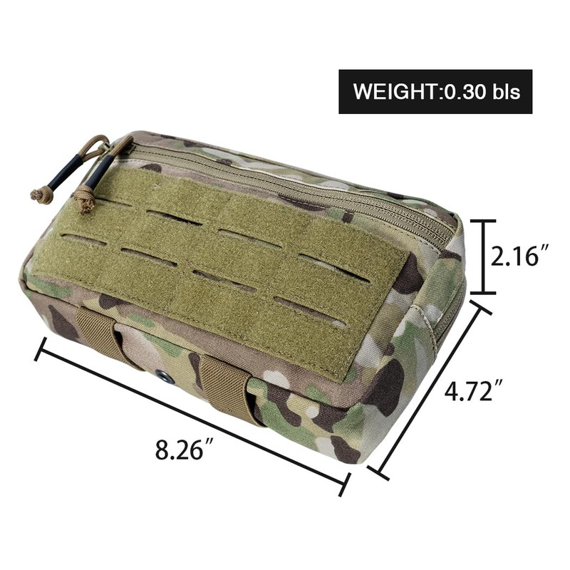 IDOGEAR OUTDOOR Tactical Dump Pouches MOLLE Admin Pouch Military Modular