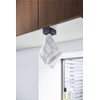 Yamazaki 4251 Sink Door Towel Holder, Black, Approx. W 2.2