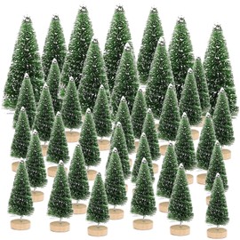 Pack of 9 Christmas Trees, Mini Green Christmas Tree, Artificial Christmas Tree, Small Artificial Christmas Tree, Mini Green Christmas Tree (Green A)